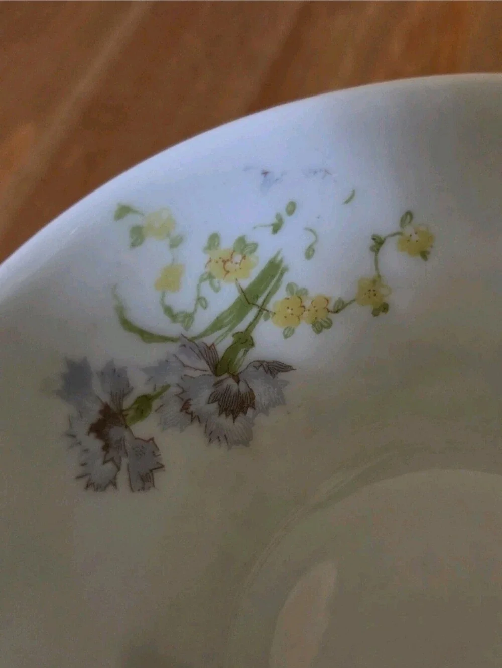 Antique Theodore Haviland Limoges Cup Saucer Blue Cornflower Schleiger 603b